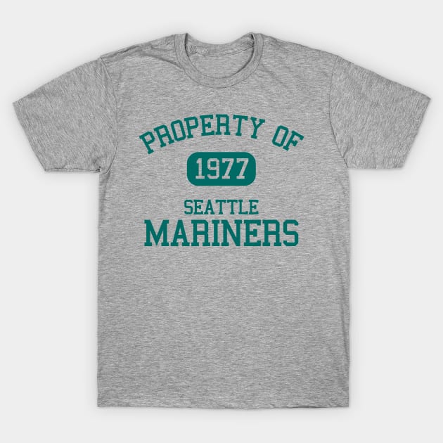 Property of Seattle Mariners T-Shirt by Funnyteesforme